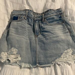 American eagle jean skirt